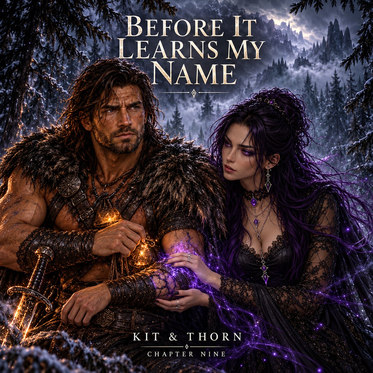 Chapter Nine cover art for Kit & Thorn: Before It Learns My Name