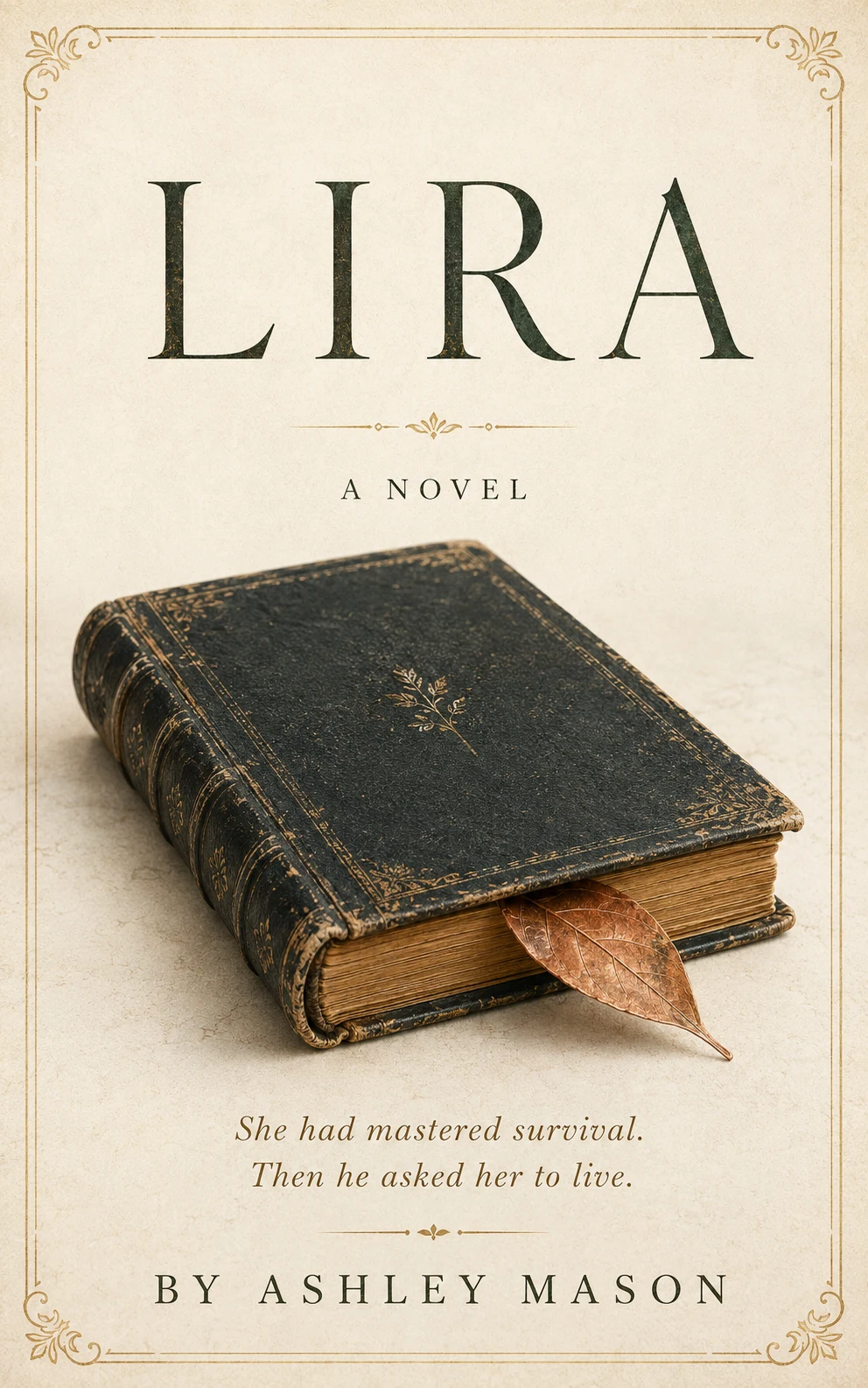 Interim book cover for Lira, a novel by Ashley Mason